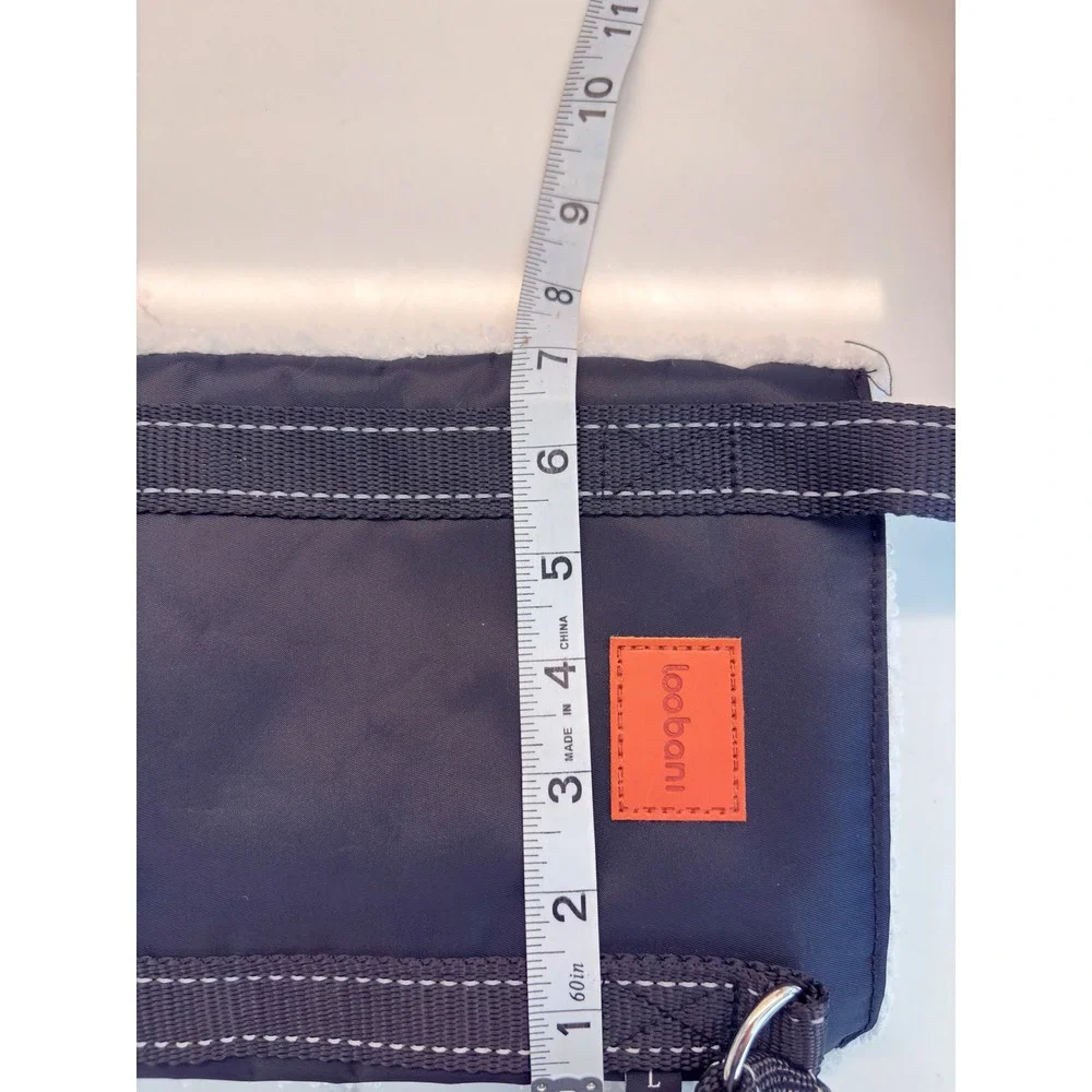 Gorpcore Utilitarian Dog Lift Sling Fleece Lined Loobani Pet Large Navy Blue